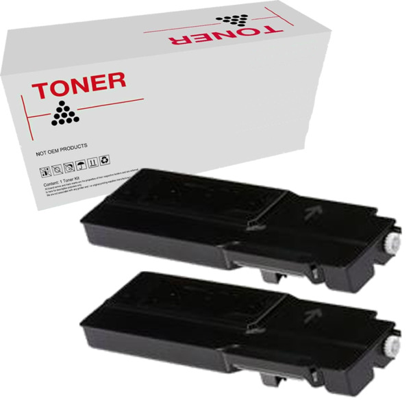 106R03528 / 106R03516 / 106R03500 pack 2 cartuchos de toner compatible con Xerox VersaLink C400 / C405 (10.5K) de alta calidad