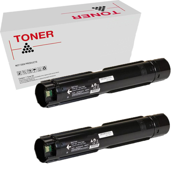 106R03737 / 106R03741 pack 2 cartuchos de toner compatible con Xerox VersaLink C7020 / C7025 / C7030 de alta calidad