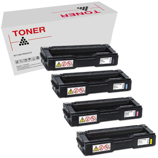 406052 406053 406054 406055 / SPC221 pack 4 toner generico Ricoh Aficio SP-C221N