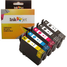 502XL pack 5 tinteiro generico Epson 502XL T02W1 / T02V1, T02W2 / T02V2, T02W3 / T02V3, T02W4 / T02V4