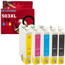 503XL pack 5 cartuchos de tinta compatible con Epson T09R1 T09R2 T09R3 T09R4