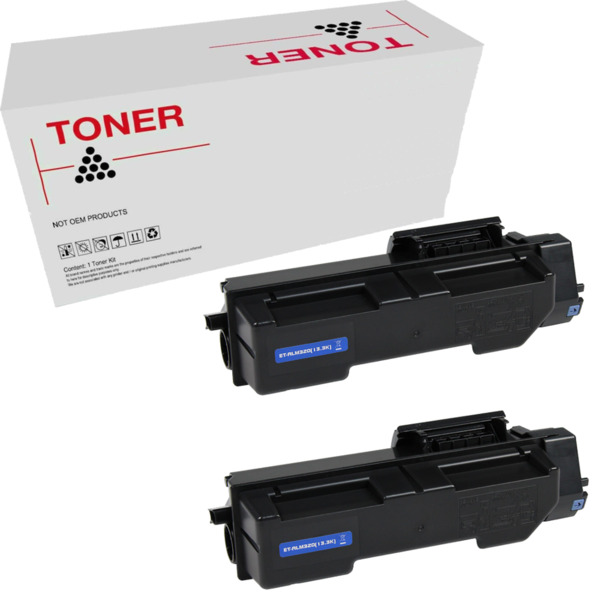 AL-M320 / ALM320 pack 2 toner compativel con Epson WorkForce AL-M320 (C13S110078) 13.300 paginas