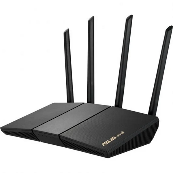 Asus RT-AX57 Router WiFi 6 Dual Band - Hasta 1800Mbps - 4 Puertos RJ45 LAN, 1 Puerto RJ45 WAN - 4 Antenas Externas