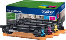 Brother TN243 Pack de 4 Cartuchos de Toner Originales - TN243CMYK