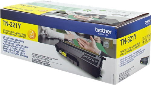 Brother TN321 Amarillo Cartucho de Toner Original - TN321Y