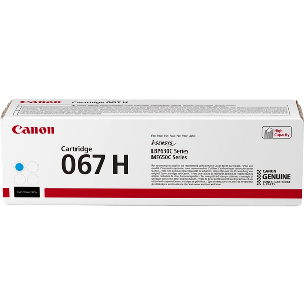 Canon 067H Cyan Cartucho de Toner Original - 5105C002