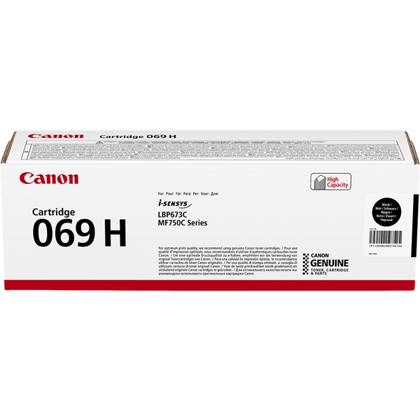 Canon 069H Negro Cartucho de Toner Original - 5098C002