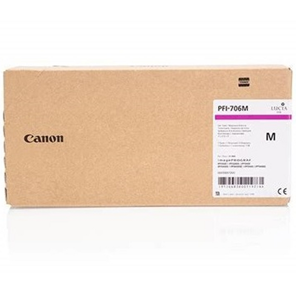 Canon PFI706 Magenta Cartucho de Tinta Original - 6683B001