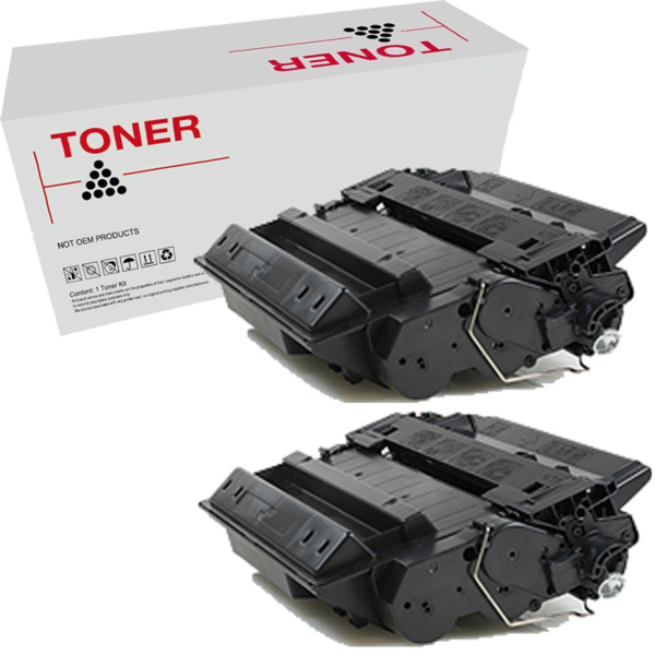 CE255X pack 2 toner negro generico HP CE255X - Reemplaza 55X