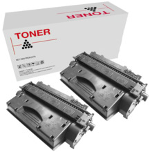 CE505X/CF280X pack 2 toner negro generico HP CE505X/CF280X (05X/80X)