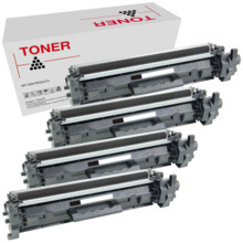 CF230X - 30X pack 4 toner negro generico HP CF230X (30X) para Laserjet negro M 203, Laserjet negro MFP M227