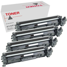 CF294X pack 4 toner genericos HP CF294X para Laserjet negro MFP M148fdw, Laserjet negro MFP M118dw