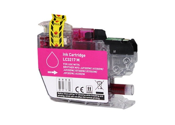 Compatible Brother LC3217 Magenta Cartucho de Tinta - Reemplaza LC3217M