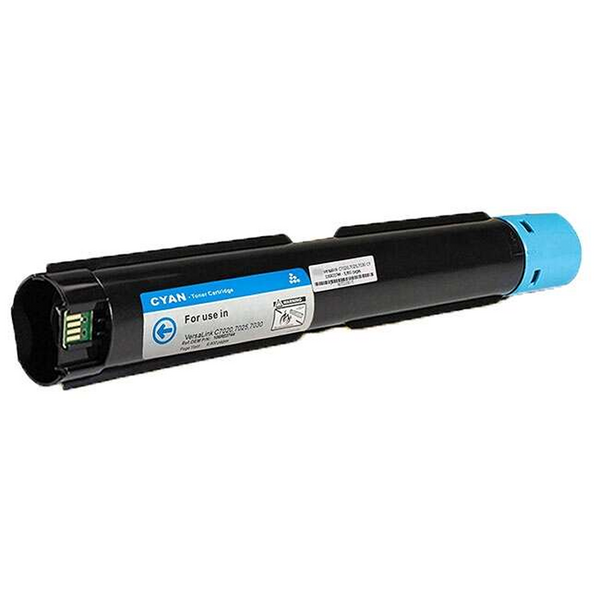 Compatible Xerox VersaLink C7020/C7025/C7030 Cyan Cartucho de toner - Reemplaza 106R03740/106R03744