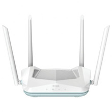 D-Link Eagle Pro AI AX1500 WiFi 6 Smart Router Doble Banda - Hasta 1200Mbps - 3 Puertos RJ45 10/100 Mbps - Control de Voz con Go