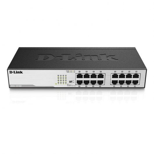 D-Link Switch 16 Puertos Gigabit 10/100/1000 Mbps