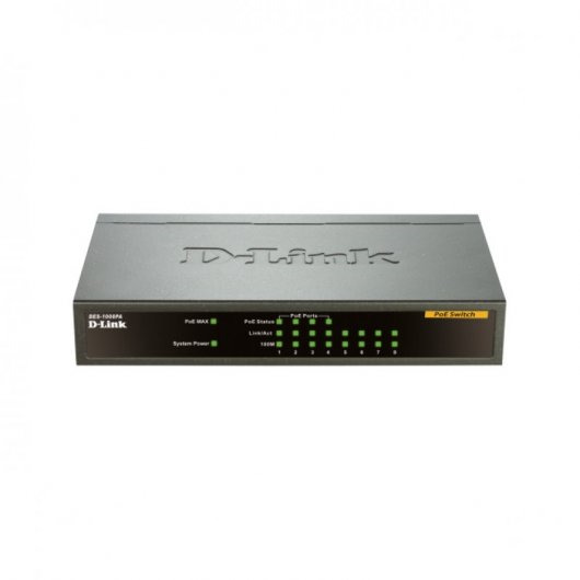 D-Link Switch 8 Puertos Gigabit PoE 10/100Mbps