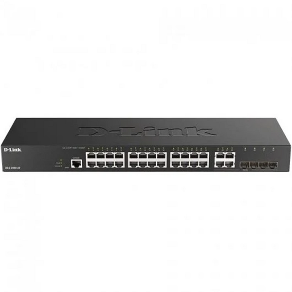 D-Link Switch Gestionado 24 Puertos Gigabit + 4 SFP