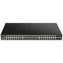 D-Link Switch Semigestionable 48 Puertos Gigabit PoE 370W + 4 Puertos SFP+ 10G