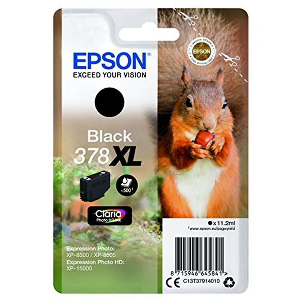 Epson 378XL Negro Cartucho de Tinta Original - C13T37914010