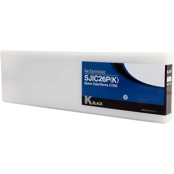 Compatible Epson SJIC26P Negro Cartucho de Tinta Pigmentada - Reemplaza C33S020618/SJIC26P(K)