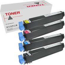 ES3640A3 / ES3640negro pack 4 toner generico OKI Executive 43837108 43837107 43837106 43837105