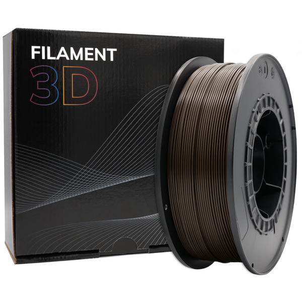 Filamento 3D PLA - Diametro 1.75mm - Bobina 1kg - Color Ebano