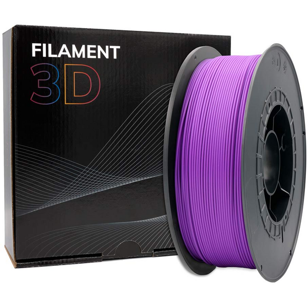 Filamento 3D PLA - Diametro 1.75mm - Bobina 1kg - Color Morado