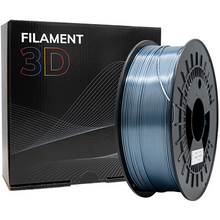 Filamento 3D PLA SILK - Diametro 1.75mm - Bobina 1kg - Color Plata