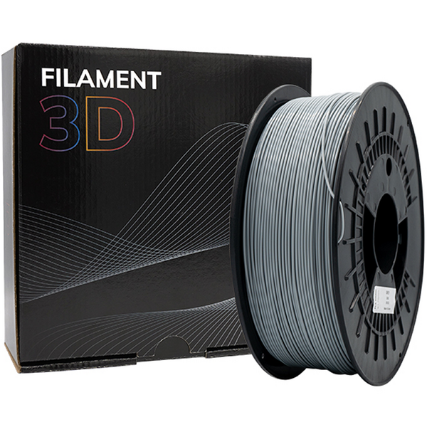 Filamento 3D PLA TOUGH - Diametro 1.75mm - Bobina 1kg - Color Gris