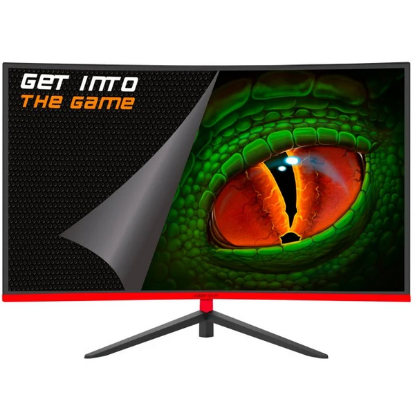 KeepOut Monitor Gaming LED 27" Curvo FullHD 1080p 240Hz - Respuesta 1ms - 16:9 - Angulo de vision 178º - Altavoces Traseros - HD