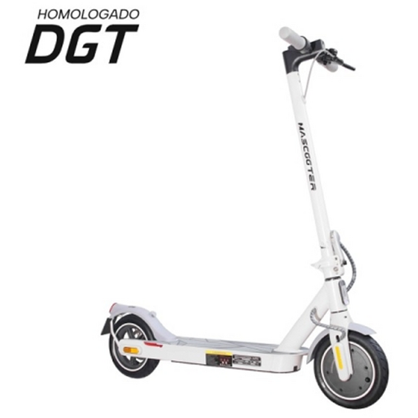 Mascooter S1 Essential Patinete Electrico Motor 300W - Homologado DGT - Autonomia hasta 20km - Carga Maxima 100kg - Ruedas 8.5"