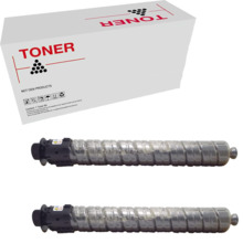 MP-C2503 / MP-C2003 / MP-C2004 / MP-C2504 pack 2 cartuchos de toner compatible con Ricoh Aficio 841925 / 841918 de alta calidad