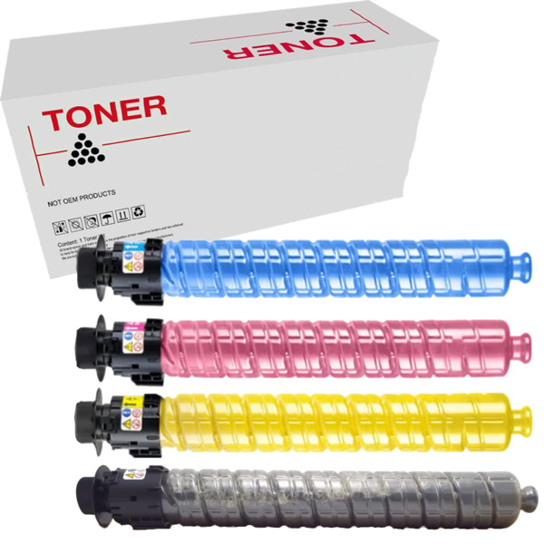 MP-C2503 / MP-C2003 / MP-C2004 / MP-C2504 pack 4 cartuchos de toner compatible con Ricoh Aficio 841925 / 841918, 841926 / 841919