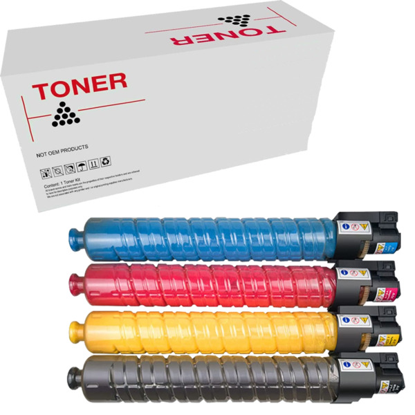 MP-C3001/MP-C3501 pack 4 toner compativel Ricoh Aficio 842047 841579, 841127 841427, 841126 841426, 841125 841425