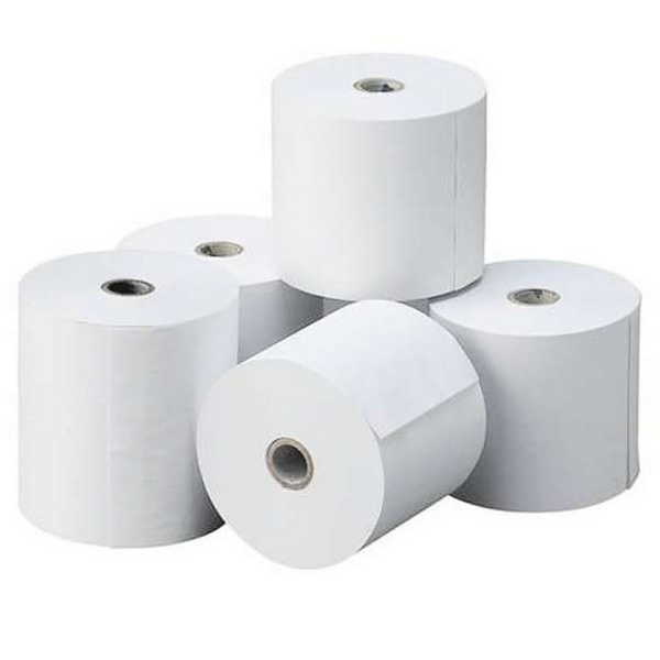 Oqonos Rollo de Papel Termico 110x40x12mm, Libre de BPA, FSC