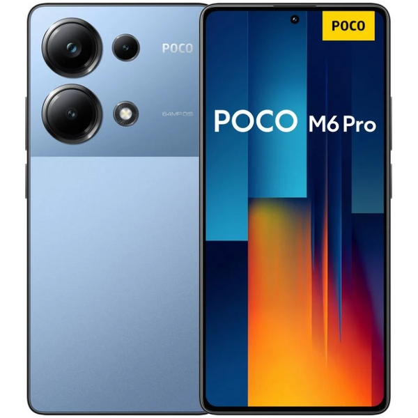 Poco M6 Pro Smartphone Pantalla AMOLED 6.67" - 8GB - 256GB - Camara Principal 64MP - Bateria 5000mAh - Admite Carga de 67W - Col