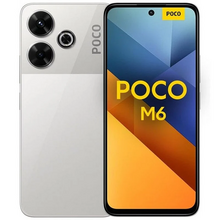 Poco M6 Smartphone Pantalla 6.79" - 6GB - 128GB - Camara Principal 108MP - Bateria 5030mAh - Admite Carga de 33W - Color Plata