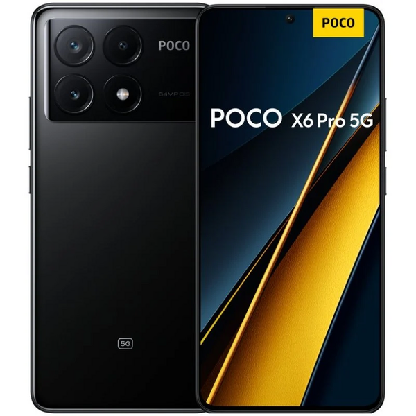 Poco X6 Pro 5G Smartphone Pantalla AMOLED 6.67" 1.5K - 12GB - 512GB - Camara Principal 64MP - Bateria 5000mAh - Admite Carga de