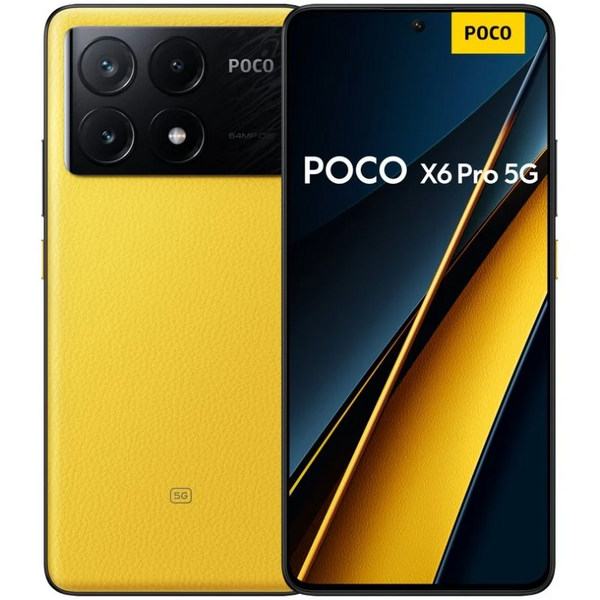 Poco X6 Pro 5G Smartphone Pantalla AMOLED 6.67" 1.5K - 12GB - 512GB - Camara Principal 64MP - Bateria 5000mAh - Admite Carga de