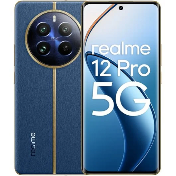 Realme 12 Pro 5G Smartphone Pantalla AMOLED 6.7" - 12GB - 256GB - Camara Principal 50MP - Bateria 4800mAh - Admite Carga de 67W