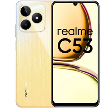 Realme C53 Smartphone Pantalla 6.74" - 6GB - 128GB - Camara Principal 50MP - Bateria 5000mAh - Admite Carga de 33W - Color Oro