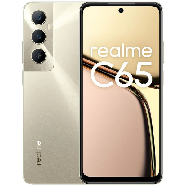 Realme C65 Smartphone Pantalla 6.67" - 6GB - 128GB - Camara Principal 50MP - Bateria 5000mAh - Admite Carga de 45W - Color Oro