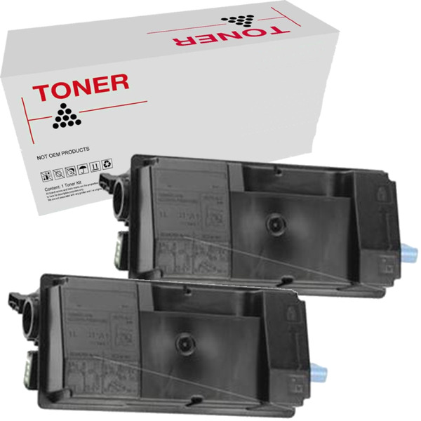 TK3170 pack 2 cartuchos de toner compatible con Kyocera 1T02T80NL0 / 1T02T80NL1 de alta calidad