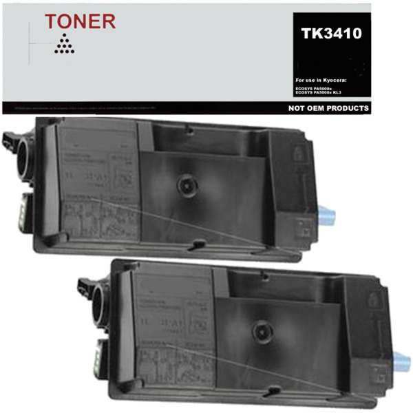 TK3410 pack 2 toner negro compatible con Kyocera 1T0C0X0NL0