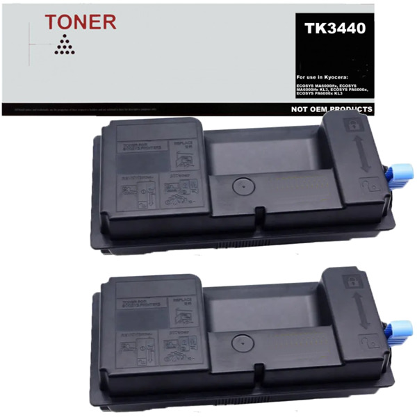 TK3440 pack 2 toner negro compatible con Kyocera 1T0C0T0NL0