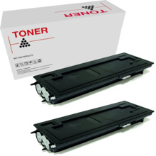 TK410 / TK420 pack 2 cartuchos de toner compatible con Kyocera 370AM010 / 370AR010 de alta calidad