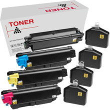 TK5270 KCMY pack 4 cartuchos de toner compatible con Kyocera 1T02TV0NL0 1T02TVCNL0 1T02TVBNL0 1T02TVANL0 de alta calidad