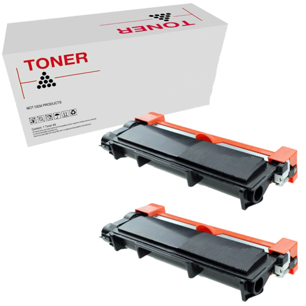 TN2320 pack 2 toner generico Brother TN2320/TN2310 (TN-2320/TN-2310)