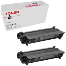 TN3330 / TN3380 pack 2 toner generico Brother TN-3330 / TN-3380